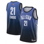 Maillot All-Star 2023 Team 1 Joel Embiid 21 Nike Bleu Swingman - Homme